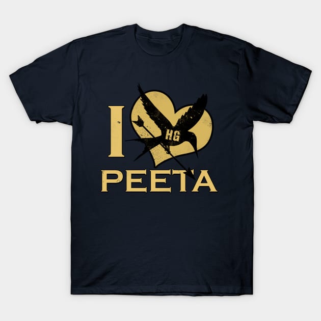 I Heart Peeta T-Shirt by TheHookshot